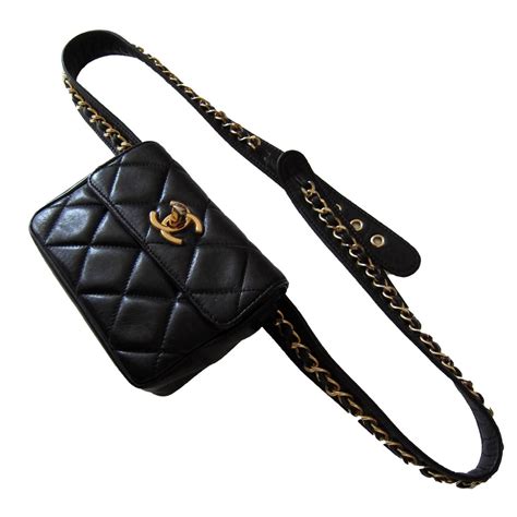 chanel chain strap handbags|Chanel inspired belt bag.